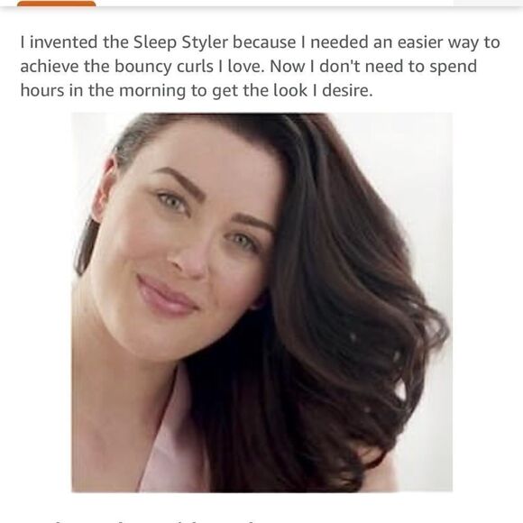 The Sleep Styler Large Like NEW In original package Curlers Overnight Curls main image 10
